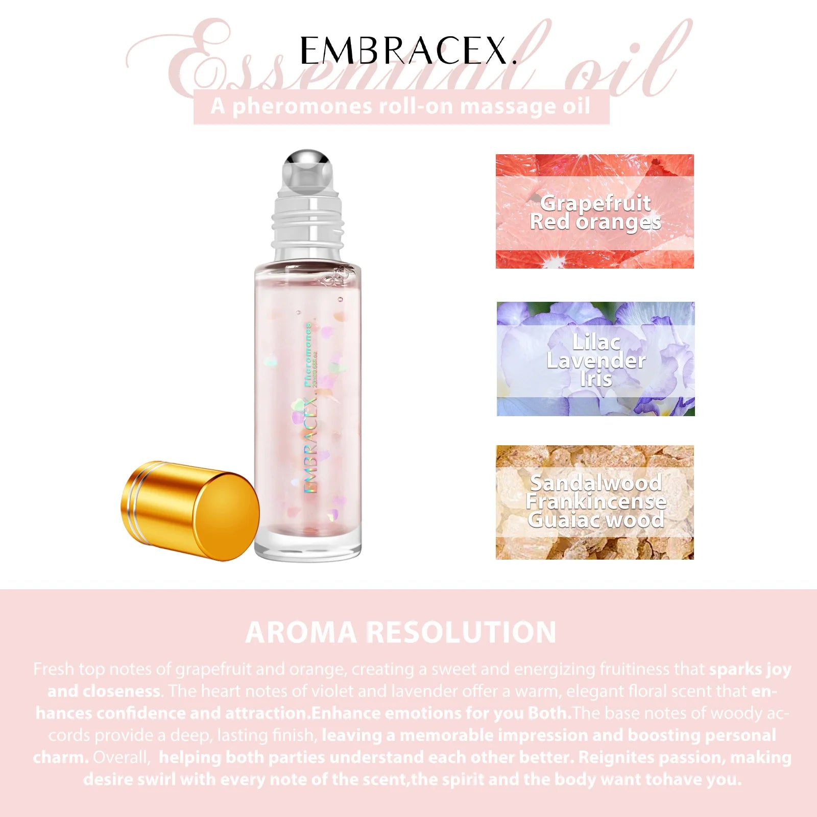 20ml Pheromone Perfumes Essential Oils Pheromone Perfume Women Crazy In Love Oil Roll On Perfume Gifts Skincare