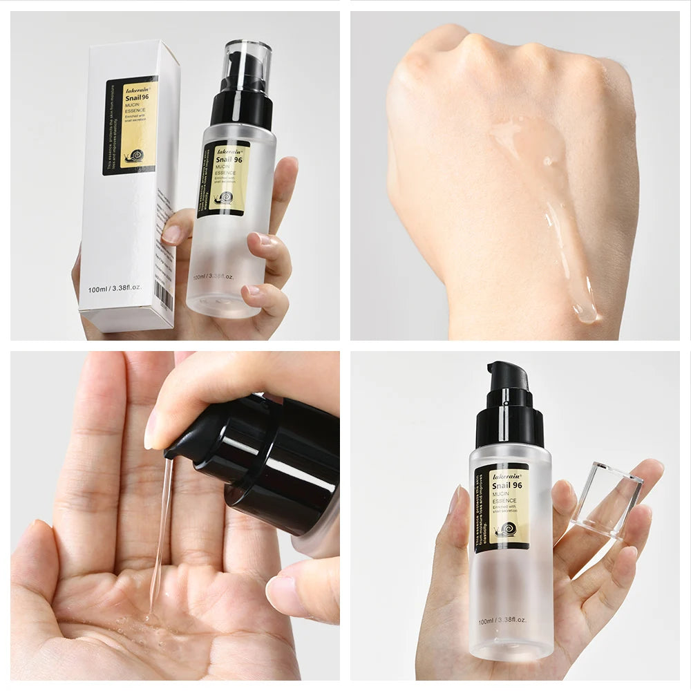 Snail Mucin 96% Korean Skin Care Facial Essence Fading Fine Lines Repair Essence Firming Facial Snail Brightening Anti-Aging
