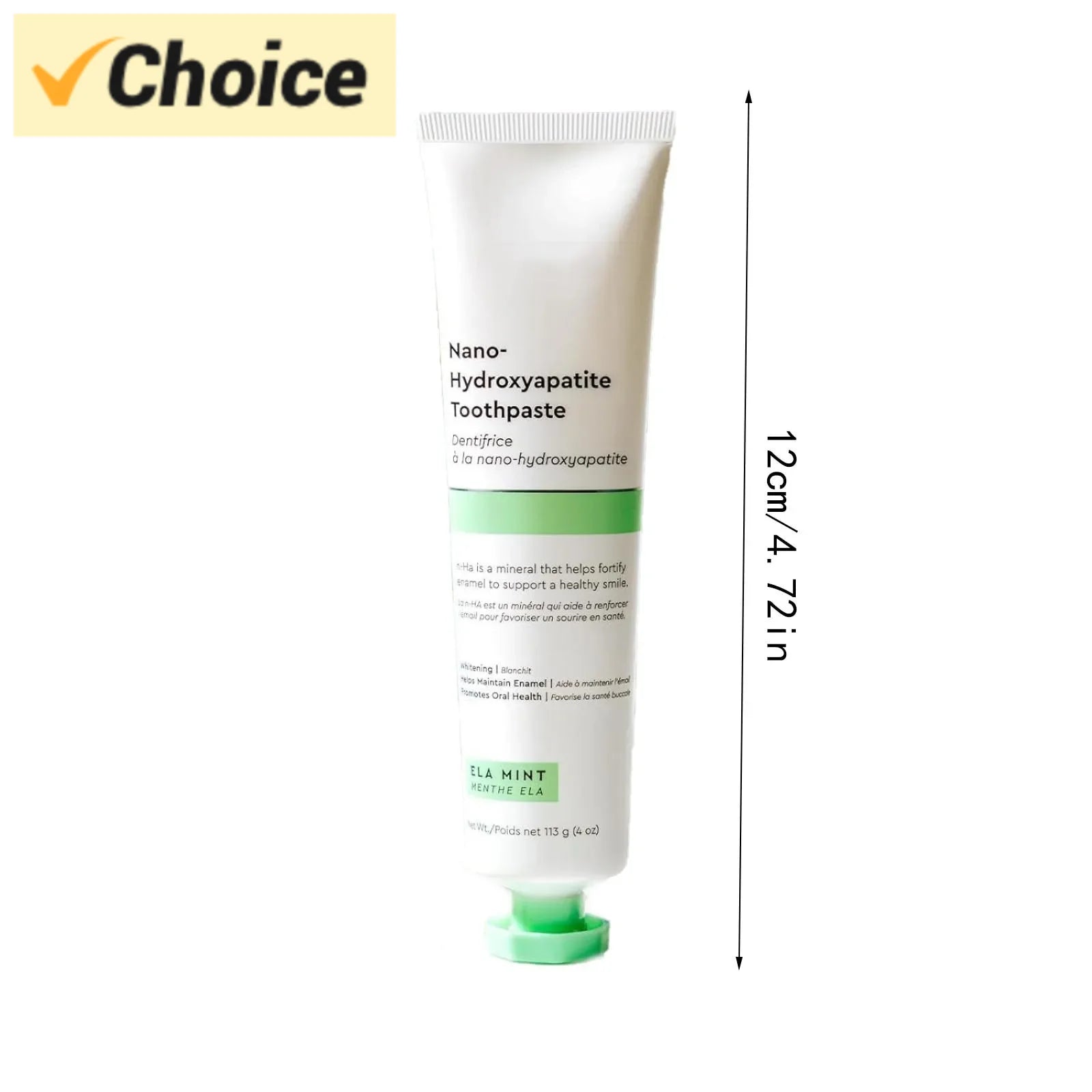 Fluoride Free Toothpaste Nano Hydroxyapatite, Stocking Stuffers Remineralizing, Whitening - Dentist Recommended for Adult, Kids